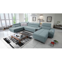 U-shaped corner sofa Orbix V with a sleeping function | Furniture with Wicker, Sawana 72 Sawana 84