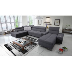 U-shaped corner sofa Orbix V with a sleeping function | Furniture with Wicker, Sawana 96 Sawana 84