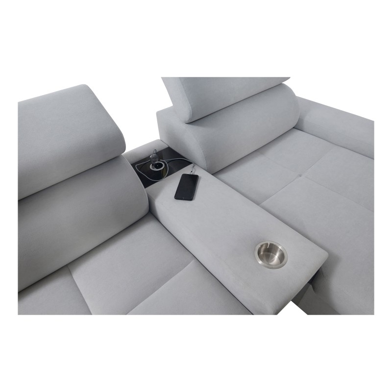 Sofá esquinero en forma de U Orbix V con función para dormir | Muebles de terciopelo, Ultario Velvet 2979 Sawana 84