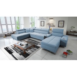 Esquinero en forma de U Orbix V con función de cama | Muebles de terciopelo, Ultario Velvet 2960 Sawana 84
