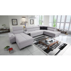 U-förmiges Sofa Orbix V mit Schlaffunktion | Möbel aus Plecionka, Sawana 84 Sawana 84