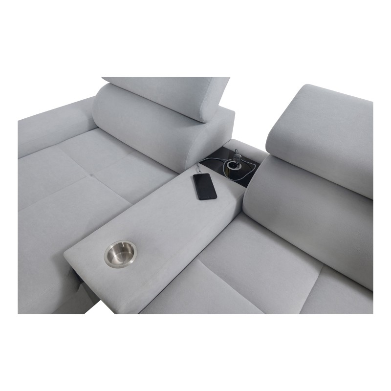 Sofá esquinero en forma de U Orbix V con función de cama | Muebles con Plecionka, Sawana 72 Sawana 84