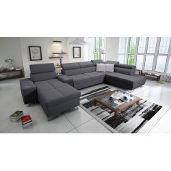 U-shaped corner sofa Orbix V with a sleeping function | Furniture with Wicker, Sawana 96 Sawana 84