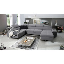 Ecksofa in U-Form Orbix VI – luxuriöser Komfort und moderne Lösungen
