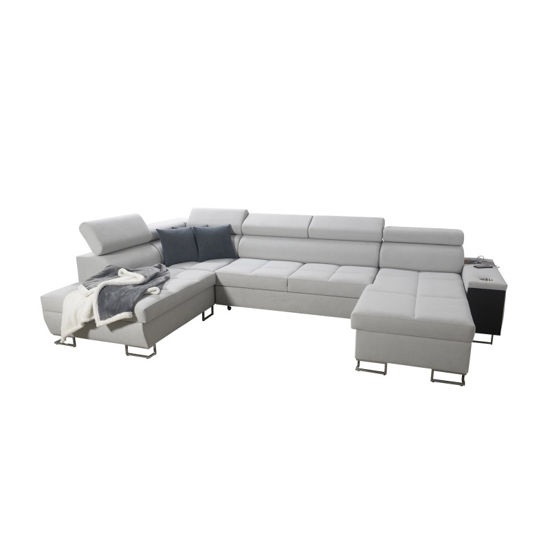 Ecksofa in U-Form Orbix VI – luxuriöser Komfort und moderne Lösungen