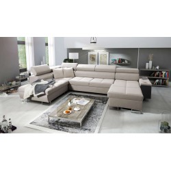 Ecksofa in U-Form Orbix VI – luxuriöser Komfort und moderne Lösungen