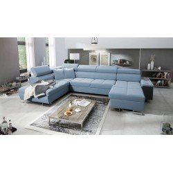 Ecksofa in U-Form Orbix VI – luxuriöser Komfort und moderne Lösungen