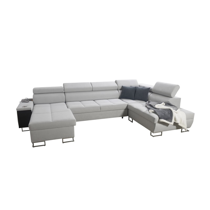 Ecksofa in U-Form Orbix VI – luxuriöser Komfort und moderne Lösungen