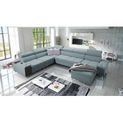 Sofá esquinero Orbix VIII con función de cama: tu lugar para relajarte y descansar.