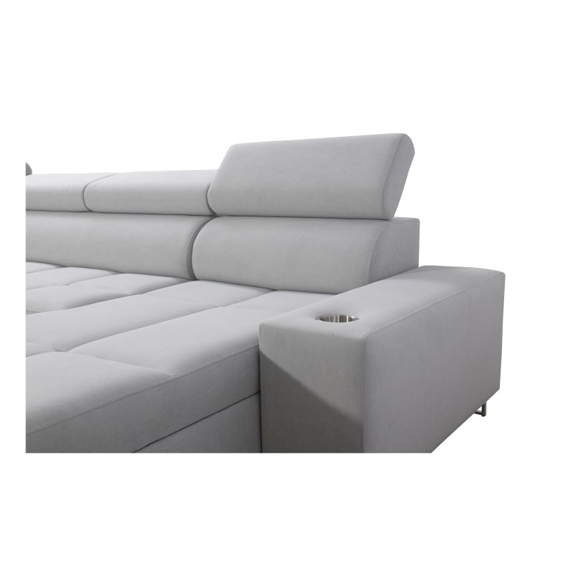 Sofá esquinero Orbix VIII con función de cama: tu lugar para relajarte y descansar.