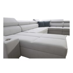 Sofá esquinero Orbix VIII con función de cama: tu lugar para relajarte y descansar.