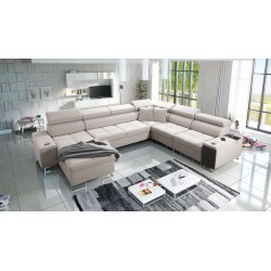 Sofá esquinero Orbix VIII con función de cama: tu lugar para relajarte y descansar.