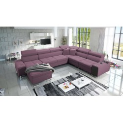 Sofá esquinero Orbix VIII con función de cama: tu lugar para relajarte y descansar.