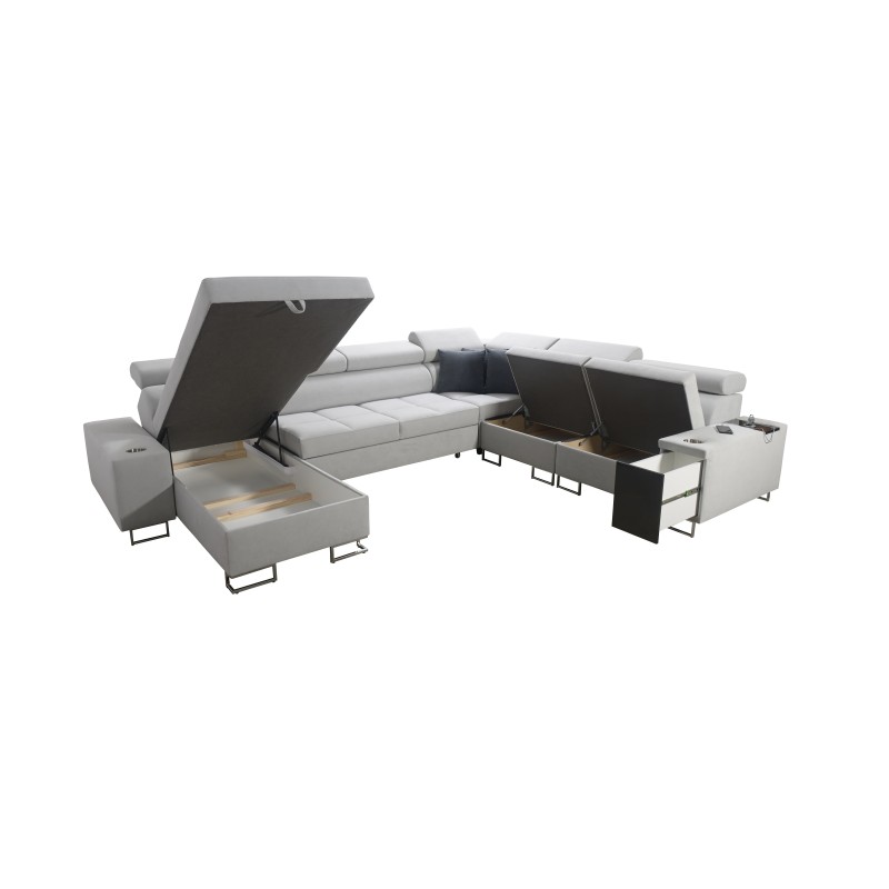 Orbix VIII Corner Sofa with Sleeping Function - Your Place for Relaxation and Rest