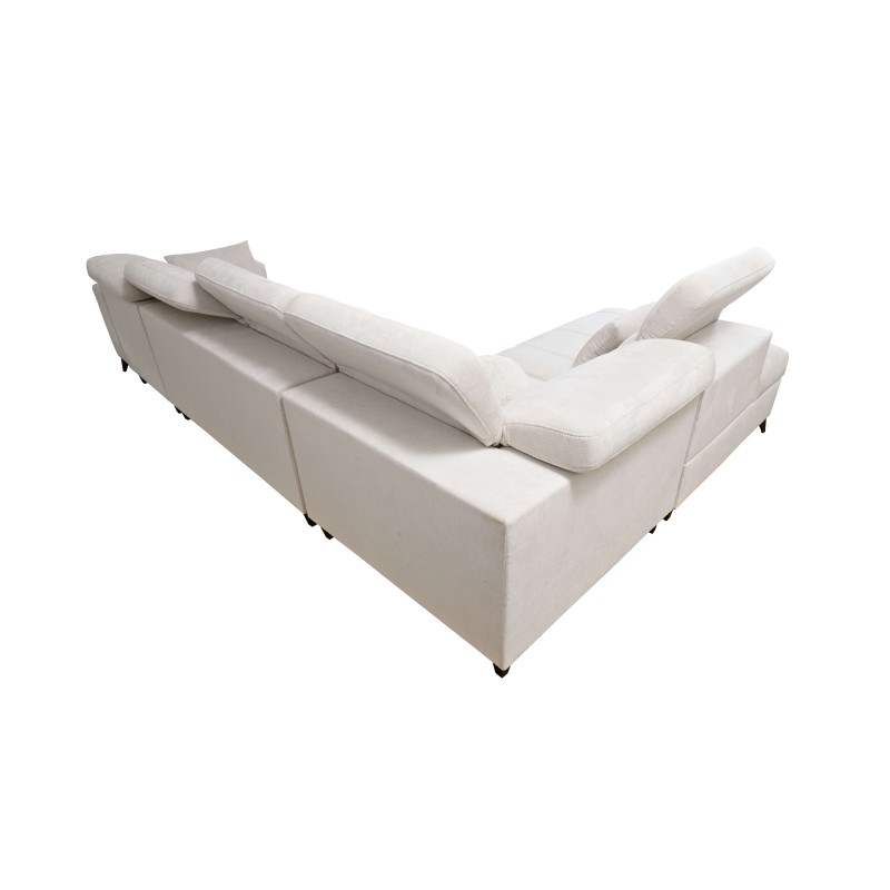 Ballagio XI corner sofa with a sleeping function in Plecionka fabric, Spring 1104 – comfort and style in one