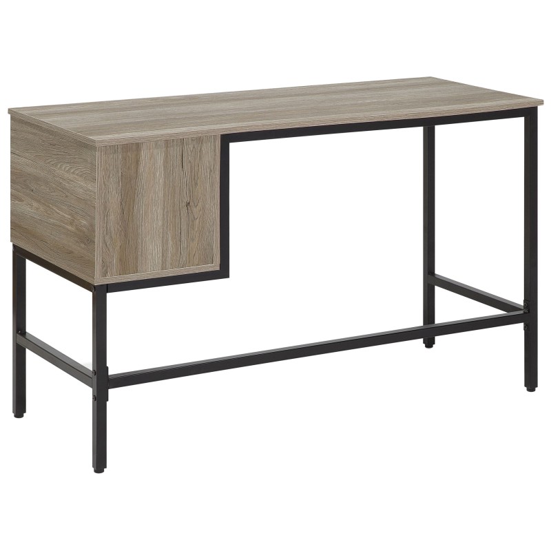 Biurko z szufladami 120 x 48 cm jasne drewno GRANT