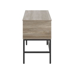 Biurko z szufladami 120 x 48 cm jasne drewno GRANT