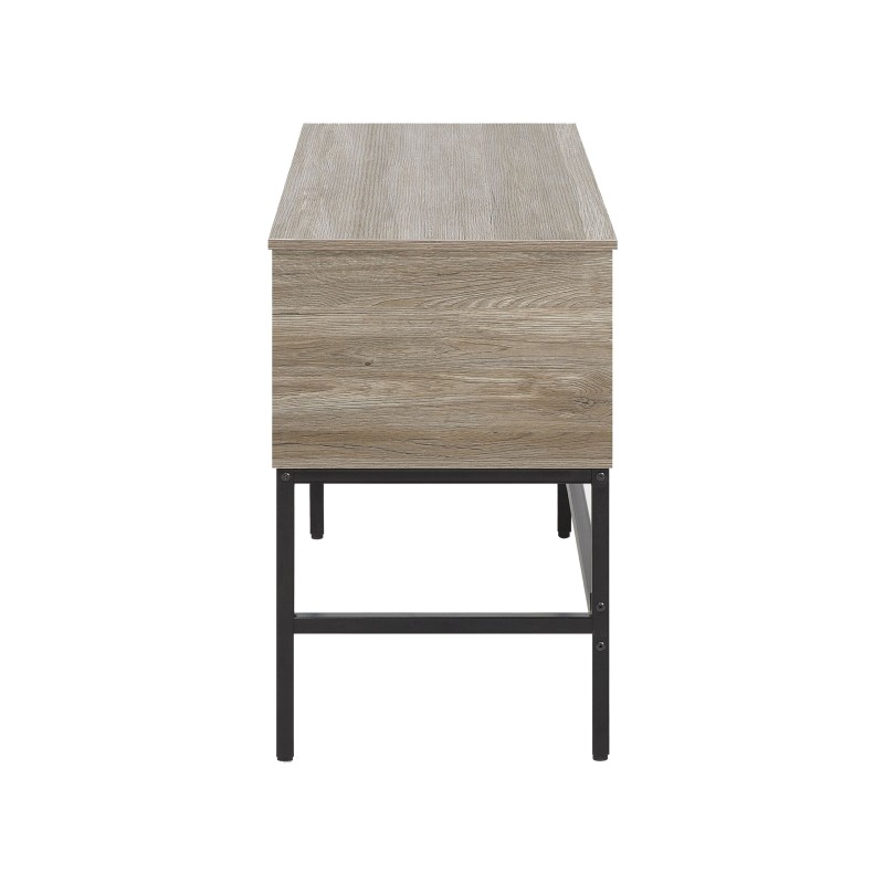 Biurko z szufladami 120 x 48 cm jasne drewno GRANT