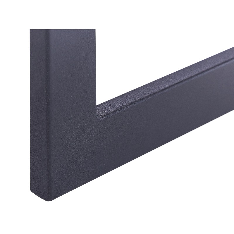 Biurko z szufladami 120 x 55 cm jasne drewno z czarnym VIDA