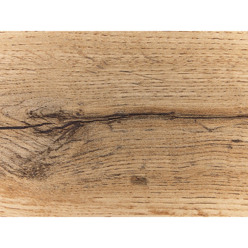 Biurko z szufladami 120 x 55 cm jasne drewno z czarnym VIDA