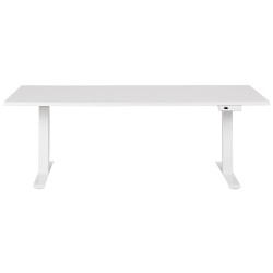 Biurko regulowane elektrycznie 180 x 80 cm białe DESTINES