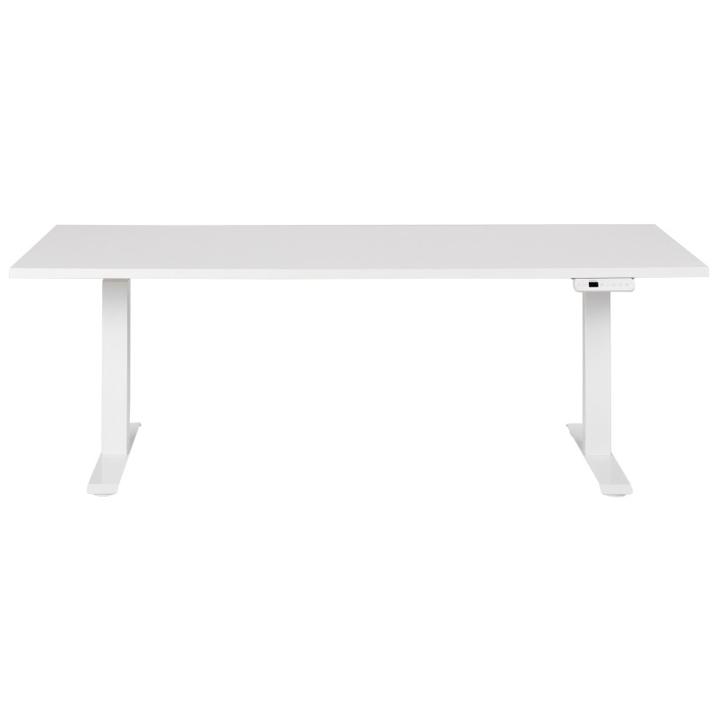 Biurko regulowane elektrycznie 180 x 80 cm białe DESTINES