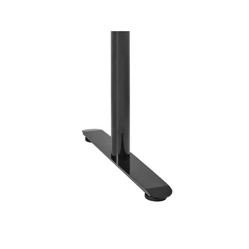 Biurko regulowane manualnie 160 x 72 cm czarne DESTINAS