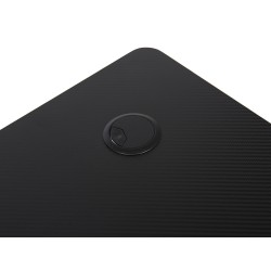 Biurko gamingowe RGB LED 120 x 60 cm czarne DEXTER