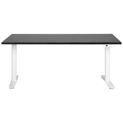 Biurko regulowane elektrycznie 160 x 72 cm czarno-białe DESTINAS