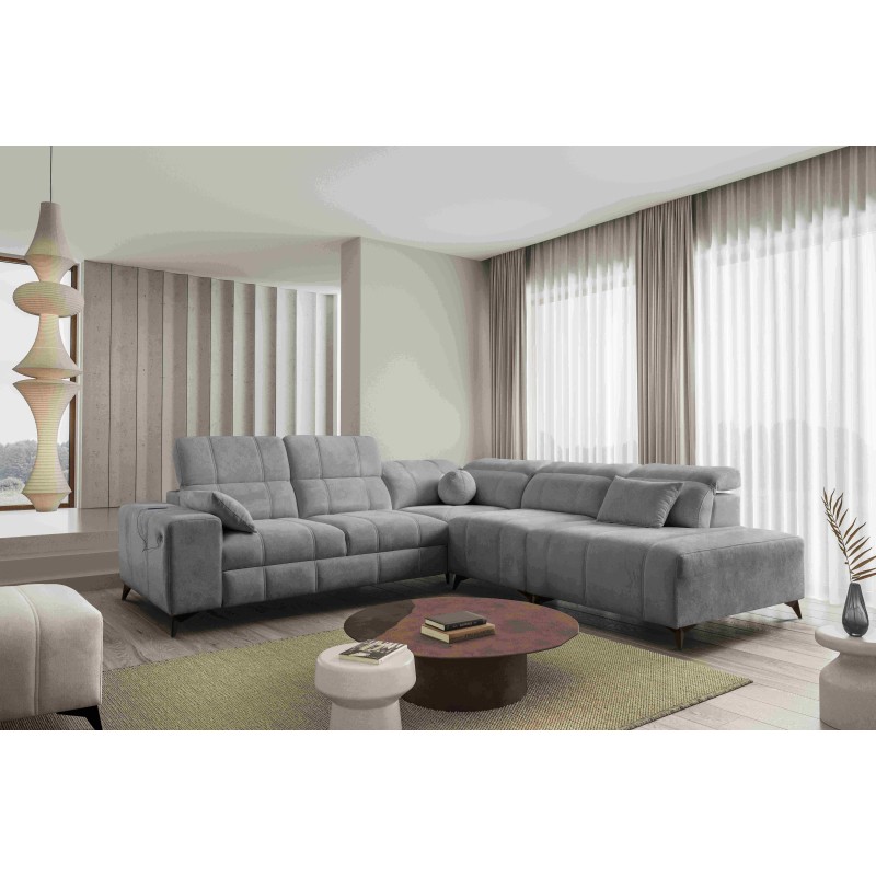 Luxus-Ecksofa Ballagio IX mit Schlaffunktion Plecionka, Spring 1102