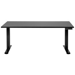 Biurko regulowane elektrycznie 160 x 72 cm czarne DESTINES