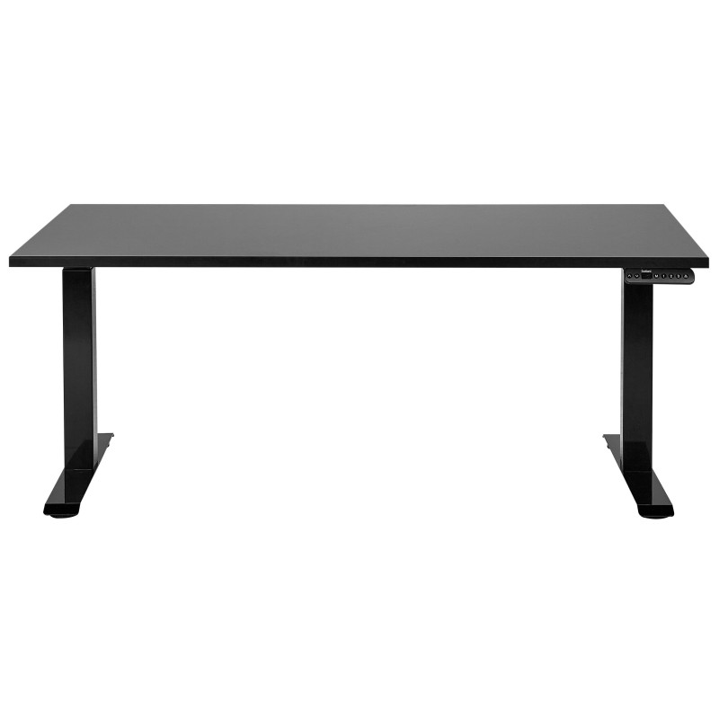 Biurko regulowane elektrycznie 160 x 72 cm czarne DESTINES