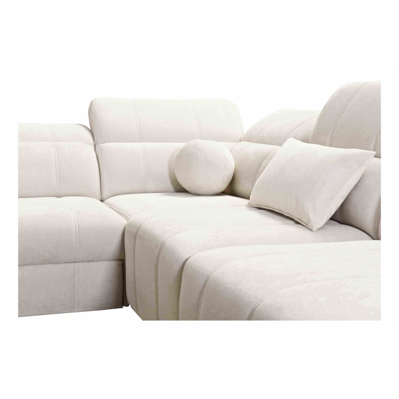 Luxuriöses Ecksofa Ballagio IX mit Schlaffunktion Plecionka, Spring 1101