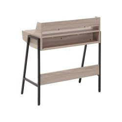 Biurko z szufladami i półką 73 x 48 cm jasne drewno BROXTON