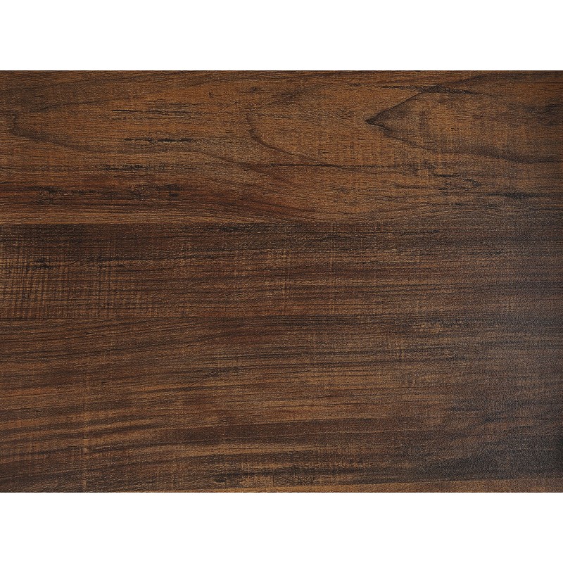 Biurko 120 x 60 cm ciemne drewno DARBY