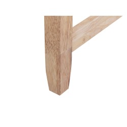 Rozkładane biurko z regałem 120 x 45 cm jasne drewno i biały CHANDLER