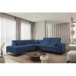 Luxuriöses Ecksofa Ballagio IX mit Schlaffunktion Plecionka, Spring 1118