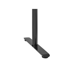 Biurko regulowane elektrycznie 180 x 80 cm biało-czarne DESTINAS