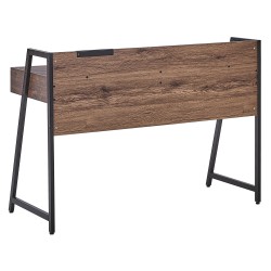 Biurko z szufladami 120 x 50 cm ciemne drewno HARWICH