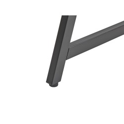 Biurko z szufladami 120 x 50 cm ciemne drewno HARWICH