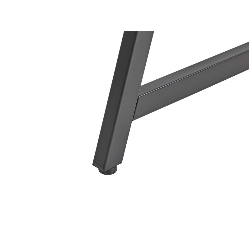 Biurko z szufladami 120 x 50 cm ciemne drewno HARWICH