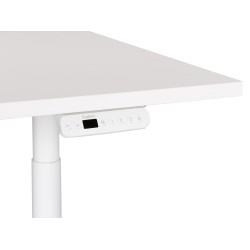 Biurko regulowane elektrycznie 120 x 72 cm białe DESTINAS