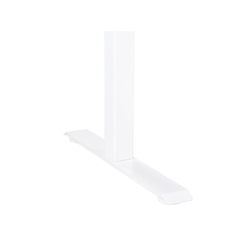 Biurko regulowane manualnie 160 x 72 cm czarno-białe DESTINES