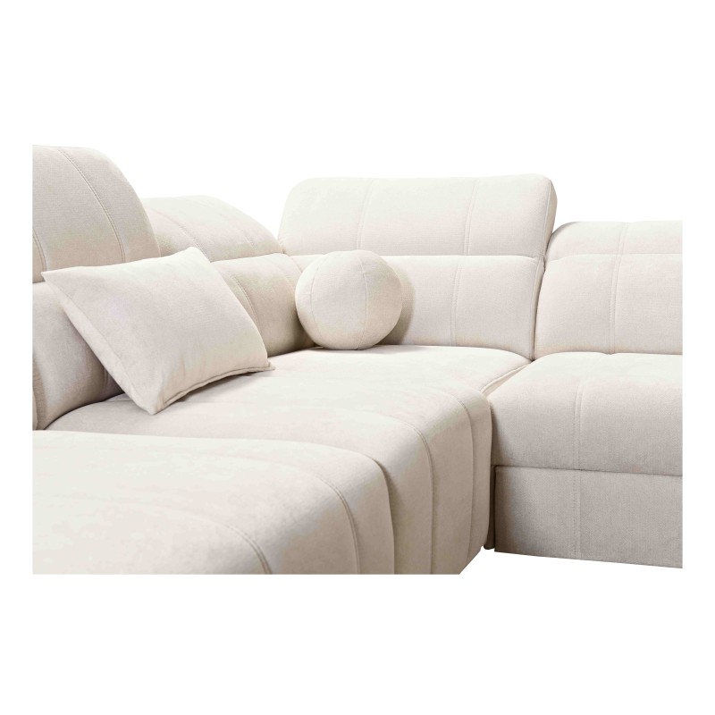 Luxuriöses Ecksofa Ballagio IX mit Schlaffunktion Plecionka, Spring 1115