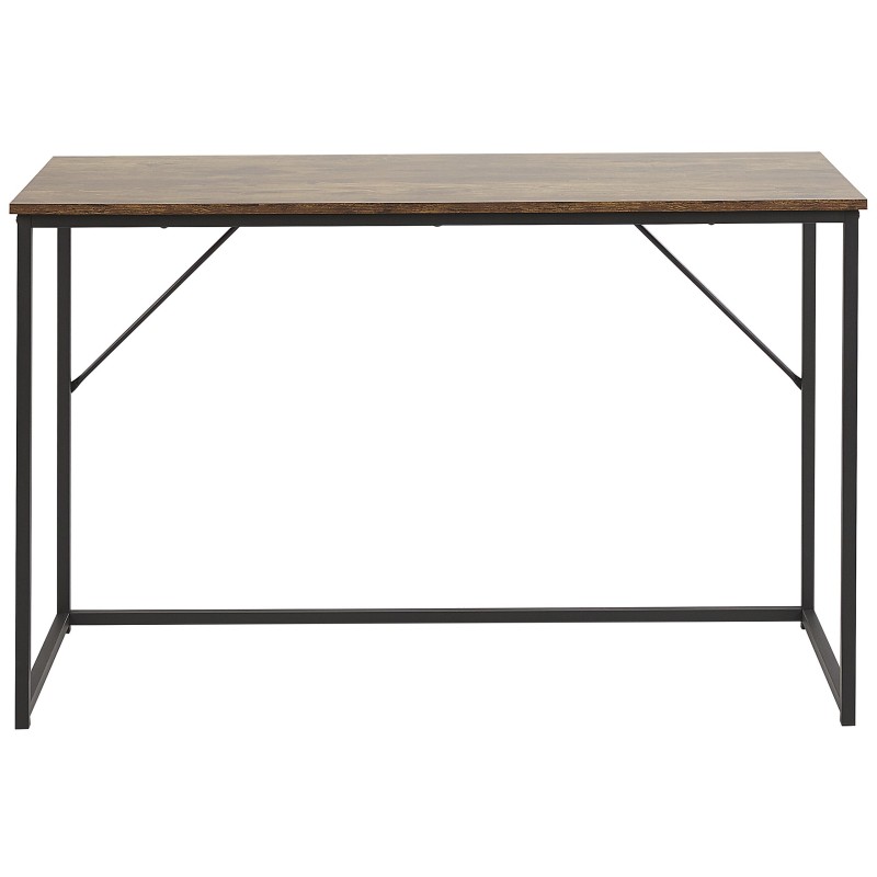 Biurko 120 x 55 cm ciemne drewno PEMBRO