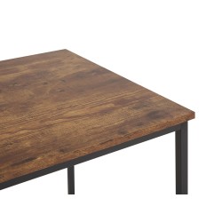 Biurko 120 x 55 cm ciemne drewno PEMBRO