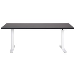 Biurko regulowane elektrycznie 180 x 80 cm czarno-białe DESTINAS
