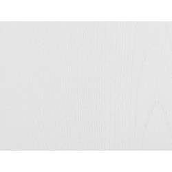 Biurko z szufladą 120 x 60 cm białe z jasnym drewnem JENKS