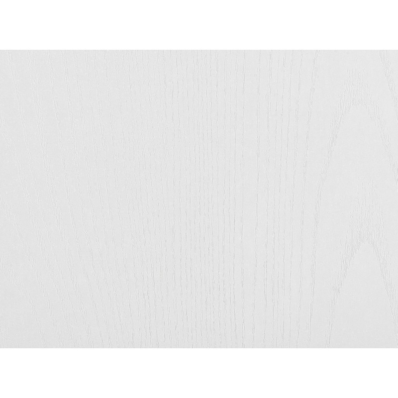 Biurko z szufladą 120 x 60 cm białe z jasnym drewnem JENKS