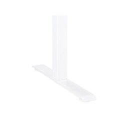 Biurko regulowane elektrycznie 120 x 72 cm ciemne drewno z białym DESTINES
